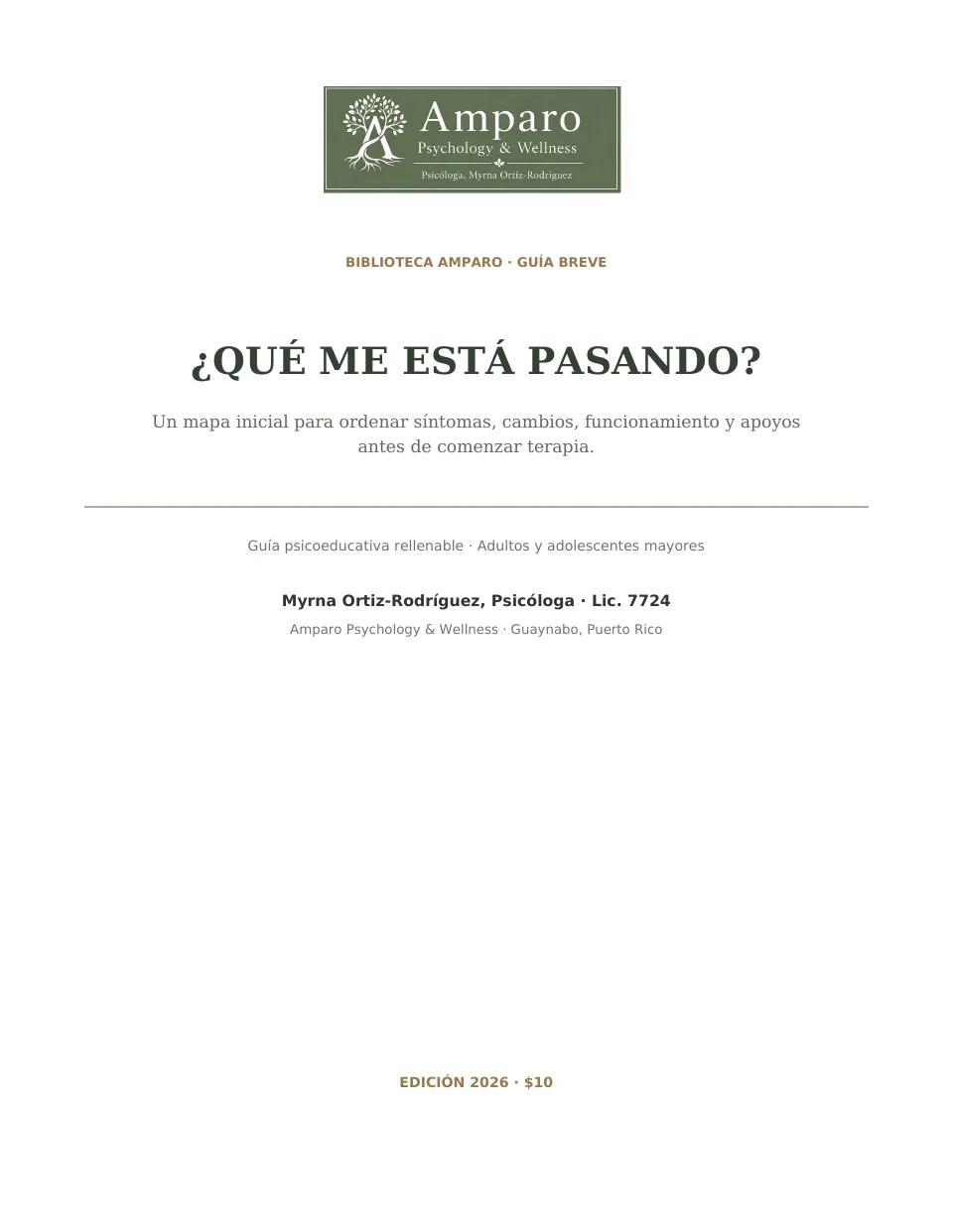 Portada de ¿Qué me está pasando?